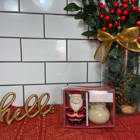 Pfaltzgraff Other - Santa salt+pepper shakers